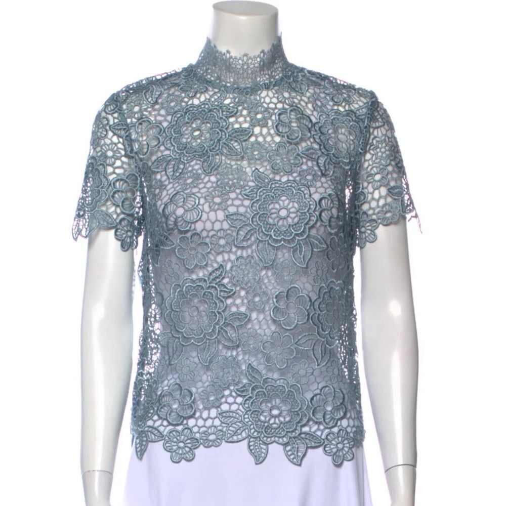 Self Portrait Lace Open Back Top - Picture 7 of 7
